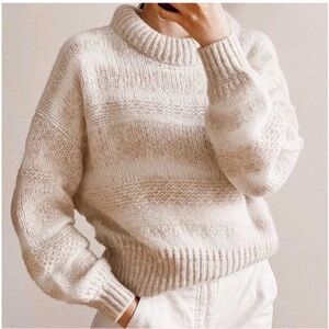 Everlane Cream Cowl Neck Sweater